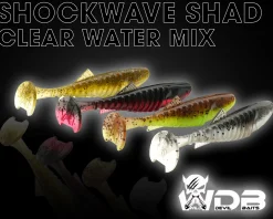 Wild Devil Baits Shockwave Shad Klares Wasser Gummifisch Kunstköder Softlure Gummiköder Hecht Barsch Zander Angelköder Raubfischköder Angelköder