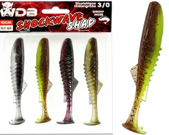 Wild Devil Baits Shockwave Shad Klares Wasser Gummifisch Kunstköder Softlure Gummiköder Hecht Barsch Zander Angelköder Raubfischköder Angelköder