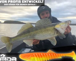 Wild Devil Baits Shockwave Shad Red Devil Gummifisch Kunstköder Softlure Gummiköder Hecht Barsch Zander Angelköder Raubfischköder Angelköder