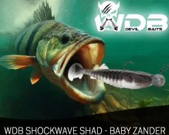 Wild Devil Baits Shockwave Shad Gummifisch Kunstköder Softlure Gummiköder Hecht Barsch Zander Angelköder Raubfischköder Angelköder