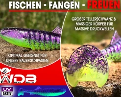 Wild Devil Baits Shockwave Shad Gummifisch Kunstköder Softlure Gummiköder Hecht Barsch Zander Angelköder Raubfischköder Angelköder