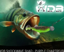 Wild Devil Baits Shockwave Shad Gummifisch Kunstköder Softlure Gummiköder Hecht Barsch Zander Angelköder Raubfischköder Angelköder