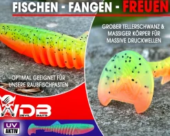 Wild Devil Baits Shockwave Shad Gummifisch Kunstköder Softlure Gummiköder Hecht Barsch Zander Angelköder Raubfischköder Angelköder