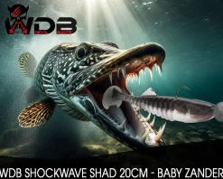 Wild Devil Baits Shockwave Shad Gummifisch Kunstköder Softlure Gummiköder Hecht Barsch Zander Angelköder Raubfischköder Angelköder