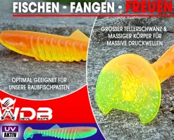 Wild Devil Baits Shockwave Shad Gummifisch Kunstköder Softlure Gummiköder Hecht Barsch Zander Angelköder Raubfischköder Angelköder