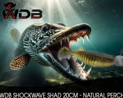 Wild Devil Baits Shockwave Shad Gummifisch Kunstköder Softlure Gummiköder Hecht Barsch Zander Angelköder Raubfischköder Angelköder