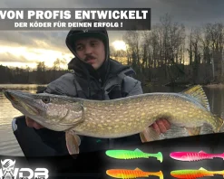 Wild Devil Baits Shockwave Shad Gummifisch Kunstköder Softlure Gummiköder Hecht Barsch Zander Angelköder Raubfischköder Angelköder