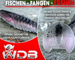 Wild Devil Baits Shockwave Shad Gummifisch Kunstköder Softlure Gummiköder Hecht Barsch Zander Angelköder Raubfischköder Angelköder