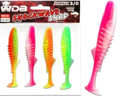 Wild Devil Baits Shockwave Shad Trübes Wasser Gummifisch Kunstköder Softlure Gummiköder Hecht Barsch Zander Angelköder Raubfischköder Angelköder