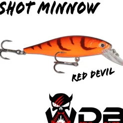 Wild Devil Baits Shot Minnow Wobbler Hardbait Kunstköder Angelköder