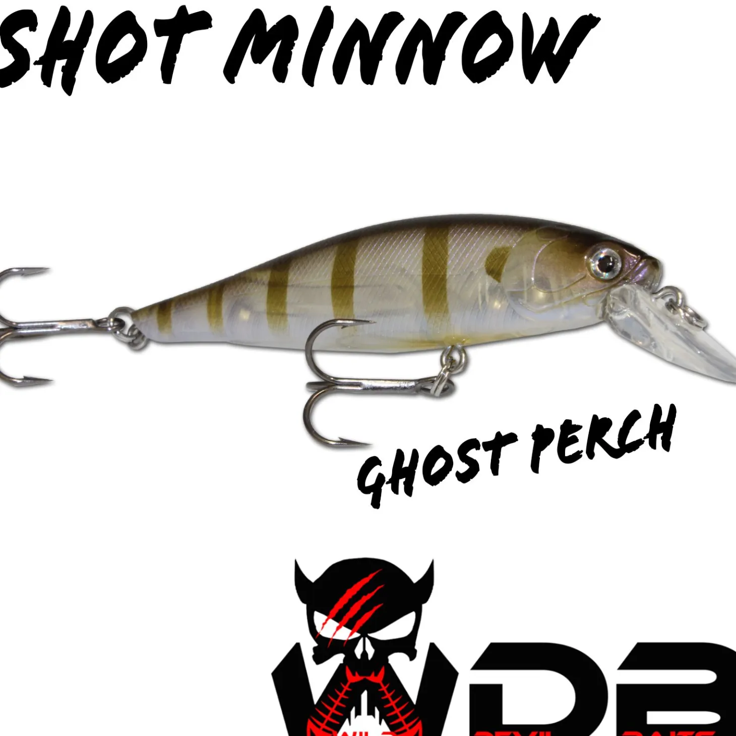 Wild Devil Baits Shot Minnow Wobbler Hardbait Kunstköder Angelköder
