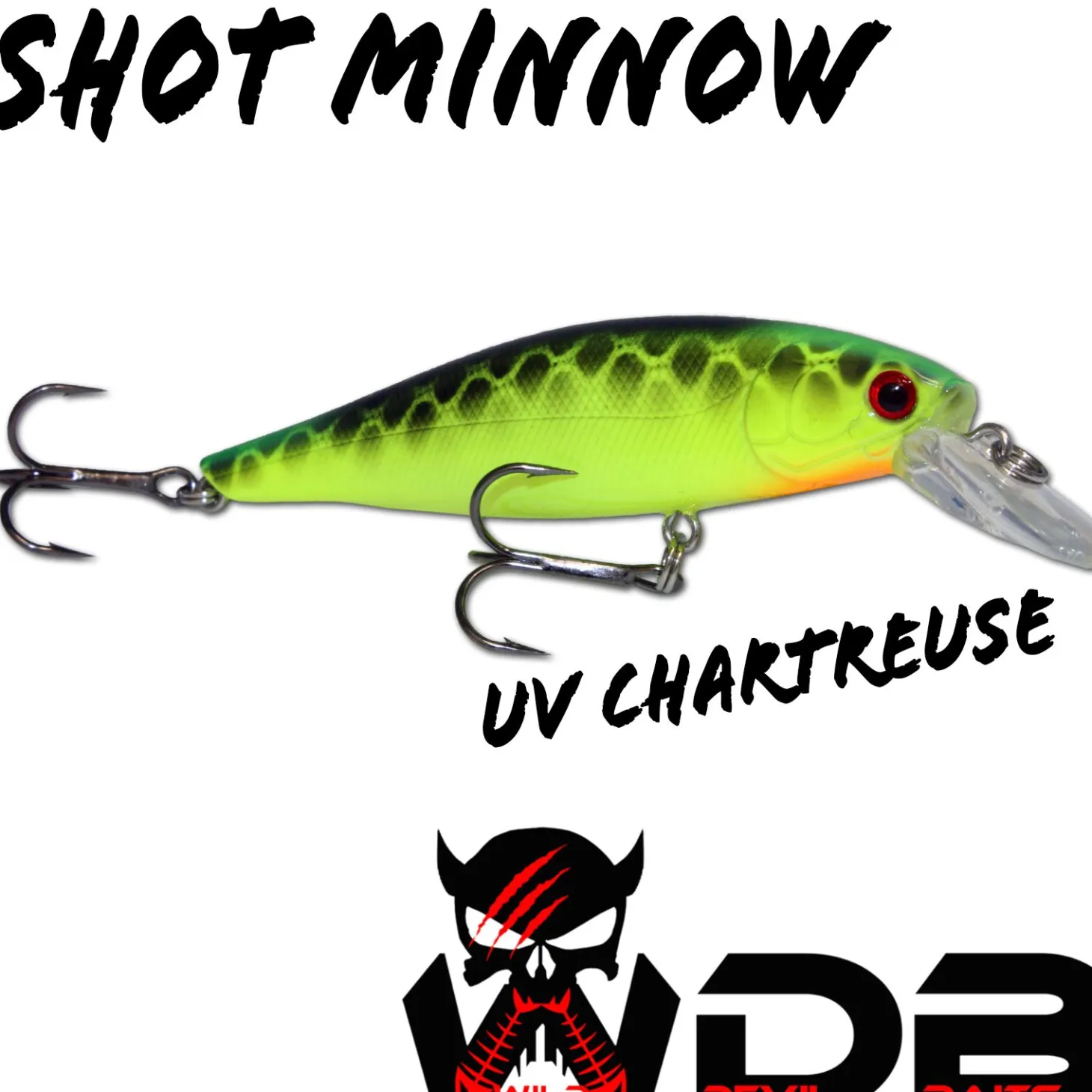 Wild Devil Baits Shot Minnow Wobbler Hardbait Kunstköder Angelköder