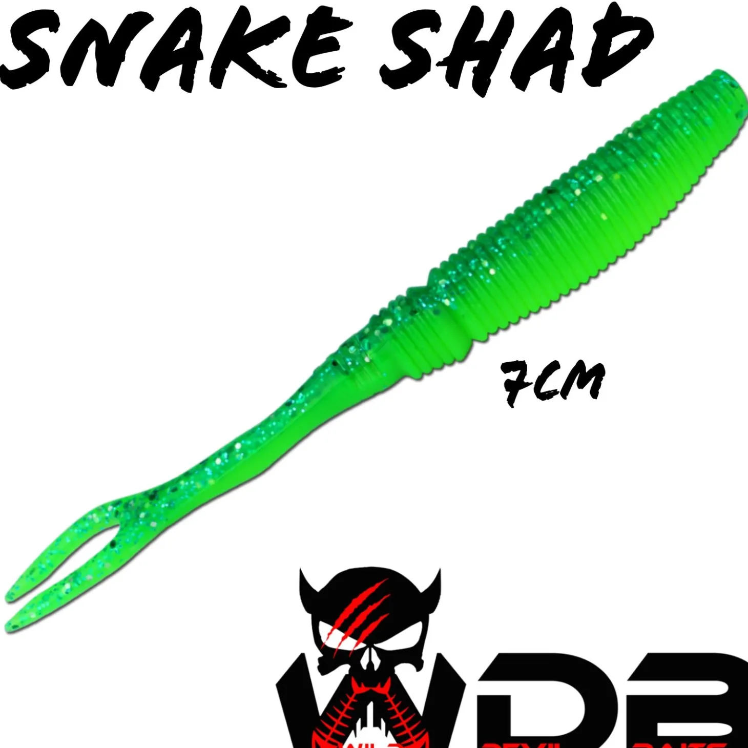 Wild Devil Baits Snake Shad Powerpack V Tail Angelköder