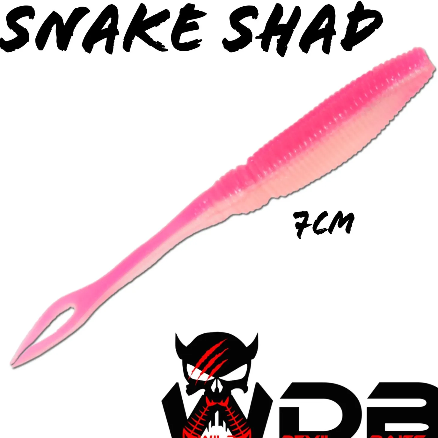 Wild Devil Baits Snake Shad Powerpack V Tail Angelköder