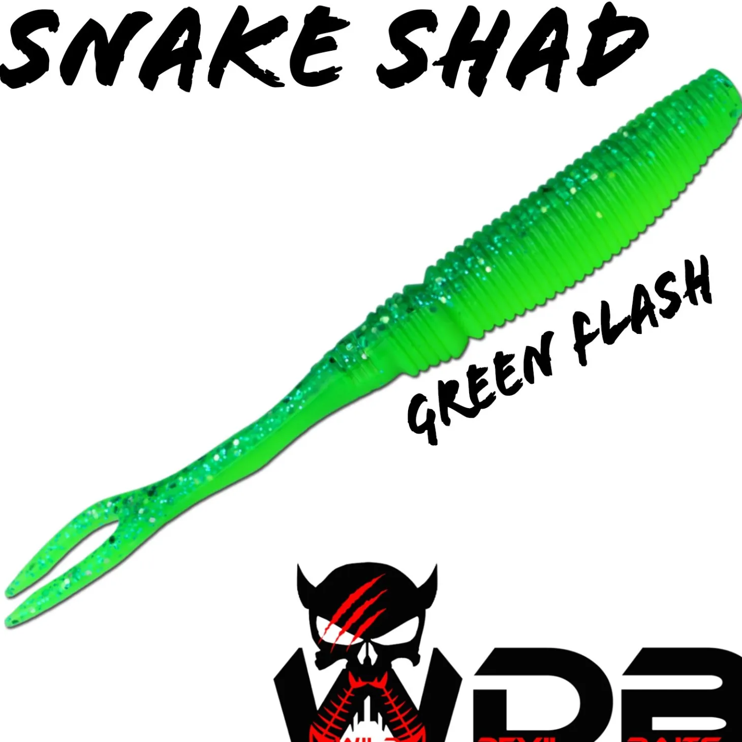 Wild Devil Baits Snake Shad Powerpack V Tail Angelköder