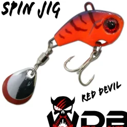 Wild Devil Baits Spin Jig Bleikopf Spinner Jig Tail Angelköder