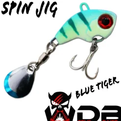 Wild Devil Baits Spin Jig Bleikopf Spinner Jig Tail Angelköder