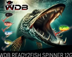 Wild Devil Baits Spinner Sortiment Hecht in Box Pike Spinnköder Kunstköder Set Angelköder Spoon Sortimente
