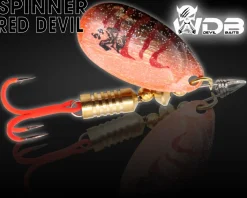 Wild Devil Baits Spinner Red Devil Raubfisch Köder Kunstköder Spoon  Angelköder