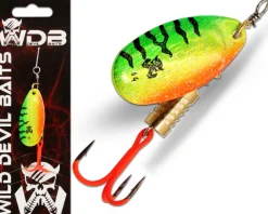 Wild Devil Baits Spinner Fire Tiger Raubfisch Köder Kunstköder Spoon Angelköder