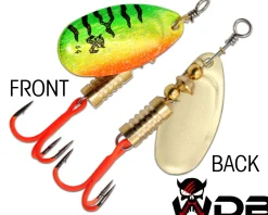 Wild Devil Baits Spinner Fire Tiger Raubfisch Köder Kunstköder Spoon Angelköder