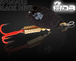 Wild Devil Baits Spinner Black Devil Raubfisch Köder Kunstköder Spoon Angelköder
