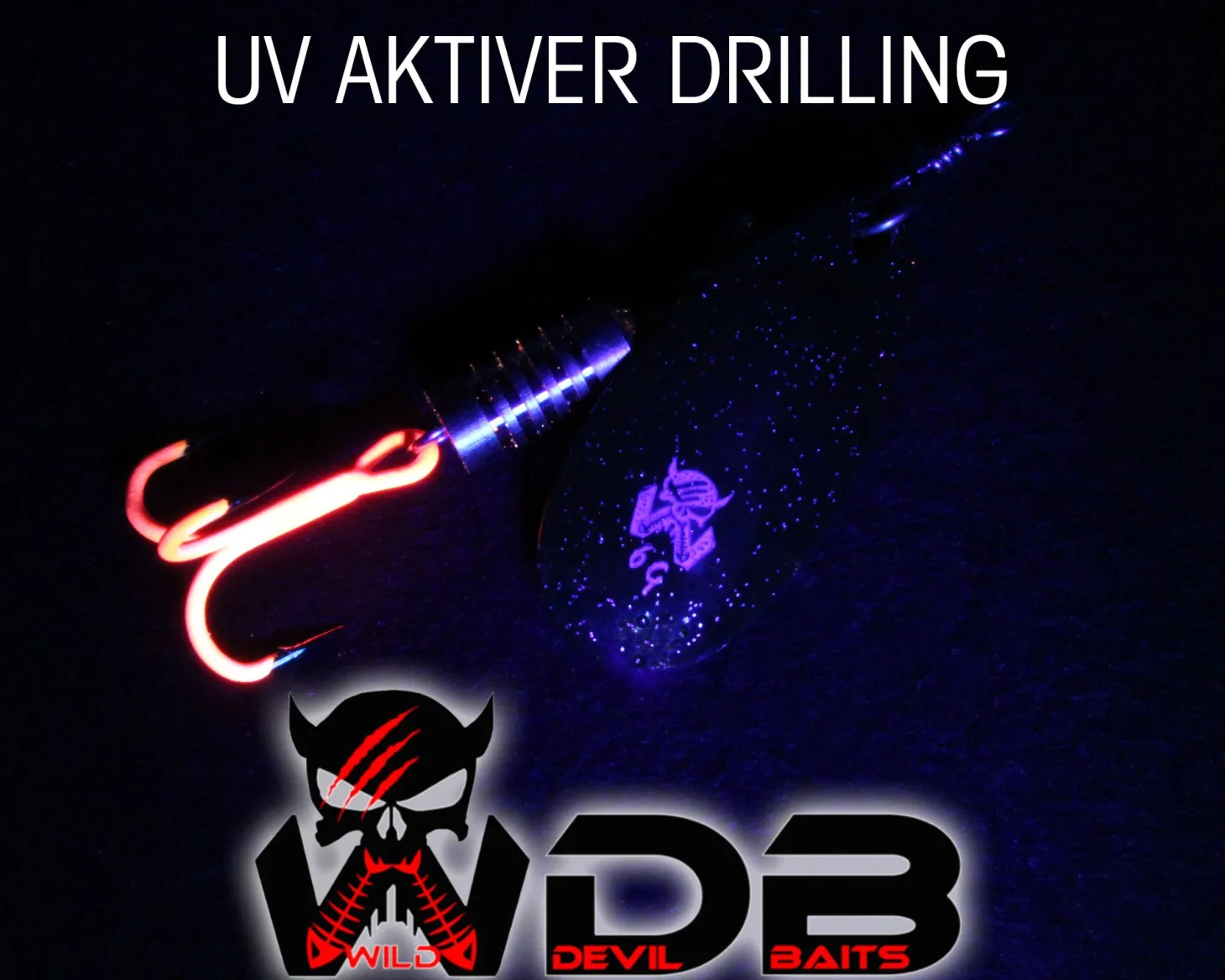 Wild Devil Baits Spinner Black Devil Raubfisch Köder Kunstköder Spoon Angelköder