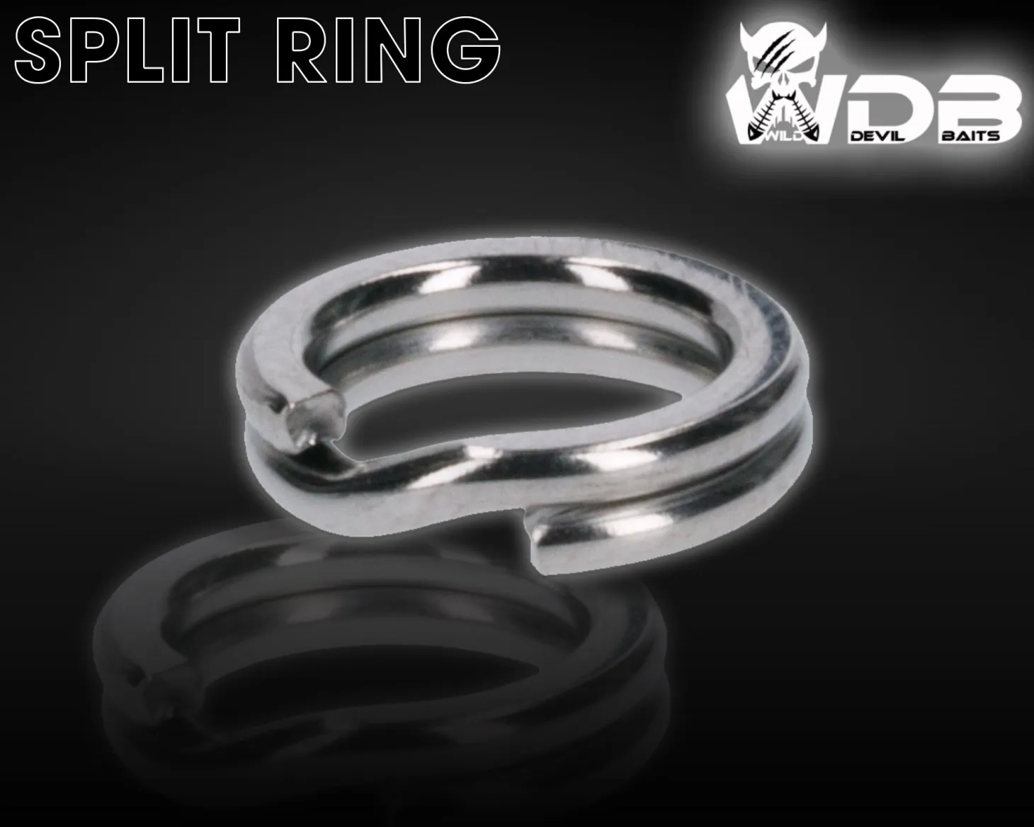 Wild Devil Baits Splitring extra strong Sprengring Splitringe Angelzubehör