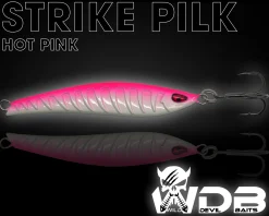 Wild Devil Baits Strike Pilk Hot Pink Pilker Meeresköder Angeln Dorsch Heilbutt Norwegen Köder Meeresangeln Angelköder