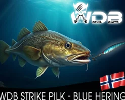 Wild Devil Baits Strike Pilk Pilker Meeresköder Angeln Dorsch Heilbutt Norwegen Köder Meeresangeln Angelköder