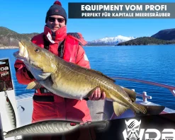 Wild Devil Baits Strike Pilk Black Pearl Pilker Meeresköder Angeln Dorsch Heilbutt Norwegen Köder Meeresangeln Angelköder