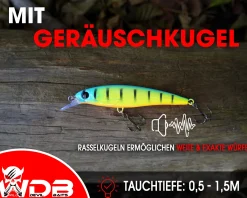 Wild Devil Baits Striker Minnow Wobbler Hardbait Kunstköder Raubfisch Köder Barsch Hecht Zander Wobbler