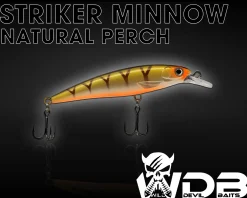 Wild Devil Baits Striker Minnow Wobbler Hardbait Kunstköder Raubfisch Köder Barsch Hecht Zander Wobbler