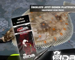 Wild Devil Baits Surf Leader mit Blei Brandungsvorfach Plattfisch Meeresvorfach Salt Rig Brandungssystem Meeresangeln verschiedene Varianten Angelköder