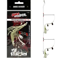 Wild Devil Baits Surf Leader Moving Fish Magnet Brandungsvorfach Plattfisch Dorsch mit Löffel Meeresvorfach Salt Rig Brandungssystem Angelköder