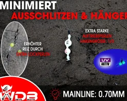 Wild Devil Baits Surf Leader Brandungsvorfach Plattfisch Meeresvorfach Salt Rig Brandungssystem Meeresangeln verschiedene Varianten Angelköder