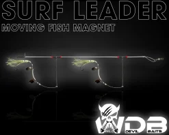 Wild Devil Baits Surf Leader Brandungsvorfach Plattfisch Meeresvorfach Salt Rig Brandungssystem Meeresangeln verschiedene Varianten Angelköder