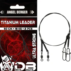 Wild Devil Baits Titanium Leader Titan Vorfach Stahlvorfach Raubfischvorfach Hechtangeln