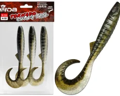 Wild Devil Baits Tornado Curly Tail Natural Perch Twister Gummifisch Shad Kunstköder Softlure Gummiköder Hecht Barsch Zander Angelköder