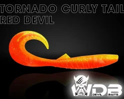 Wild Devil Baits Tornado Curly Tail Twister Gummifisch Shad Kunstköder Softlure Gummiköder Hecht Barsch Zander Angelköder