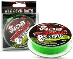Wild Devil Baits Tournament 8 Braid Fluo Green 8x fach rund geflochtene Angelschnur Braided Fishing Line Geflochtene Angelschnur