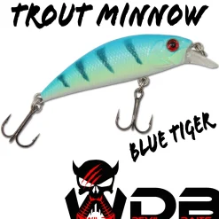 Wild Devil Baits Trout Minnow Forellen Wobbler Kunstköder Flachläufer  Angelköder