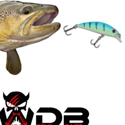 Wild Devil Baits Trout Minnow Forellen Wobbler Kunstköder Flachläufer  Angelköder