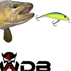 Wild Devil Baits Trout Minnow Forellen Wobbler Kunstköder Flachläufer  Angelköder