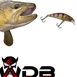 Wild Devil Baits Trout Minnow Forellen Wobbler Kunstköder Flachläufer  Angelköder