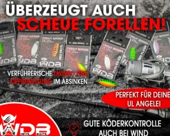 Wild Devil Baits Trout Spoon Forellen Blinker Mini Spoon Forellenangeln Angelköder