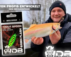 Wild Devil Baits Trout Spoon Forellen Blinker Mini Spoon Forellenangeln Angelköder