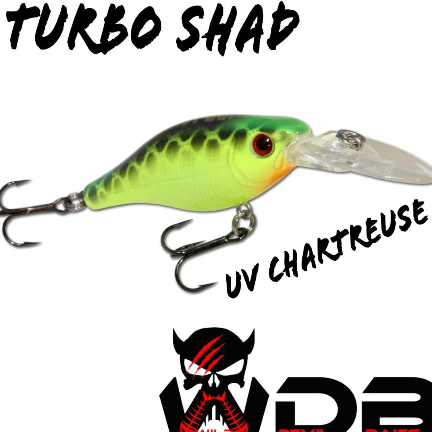 Wild Devil Baits Turbo Shad Wobbler Hardbait Kunstköder Angelköder