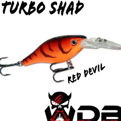 Wild Devil Baits Turbo Shad Wobbler Hardbait Kunstköder Angelköder