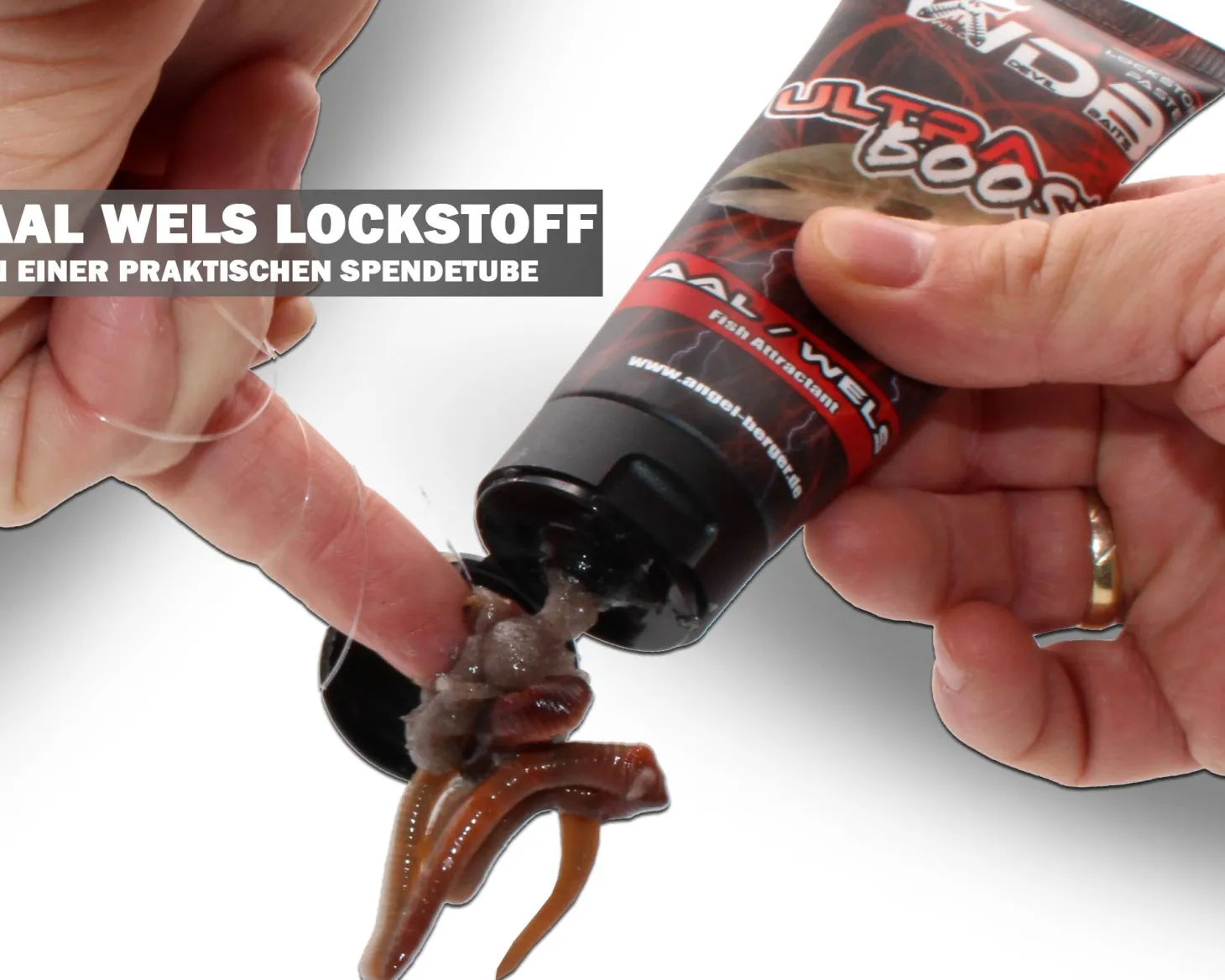 Wild Devil Baits Ultra Boost Raubfischpaste Aal/Wels Lockstoff Paste Fish Attractant Köder Paste Raubfisch Aroma Futtermittel